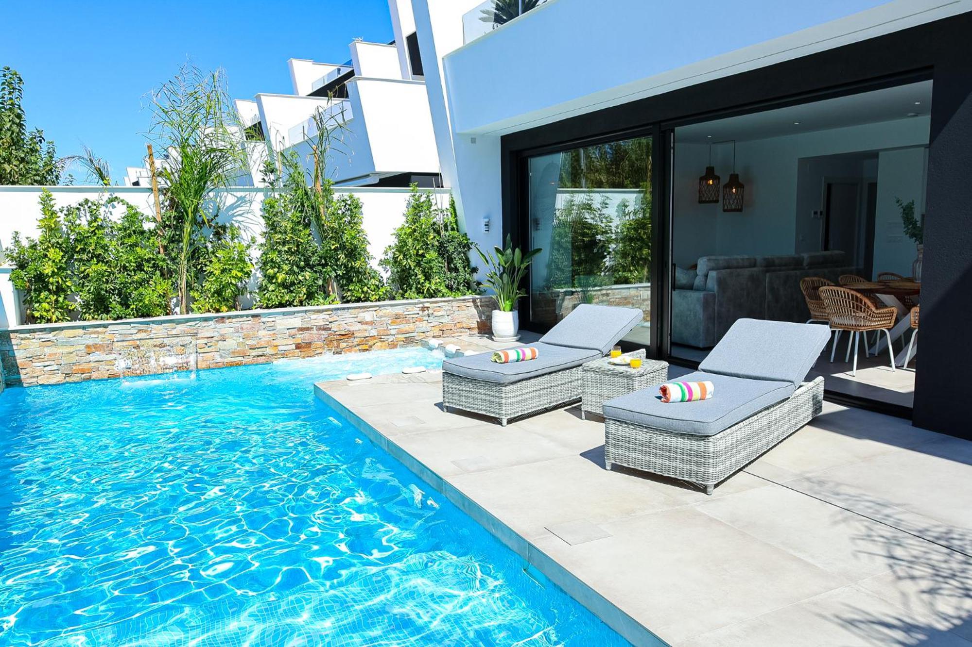Villa Murcia - Private Heated Pool & Jacuzzi Santiago De La Ribera Exterior foto