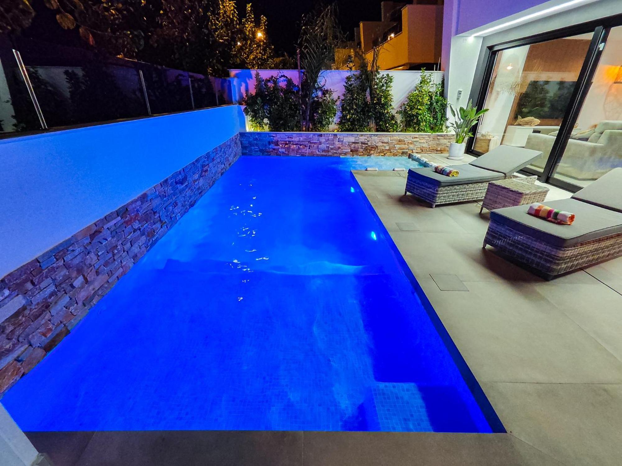 Villa Murcia - Private Heated Pool & Jacuzzi Santiago De La Ribera Exterior foto