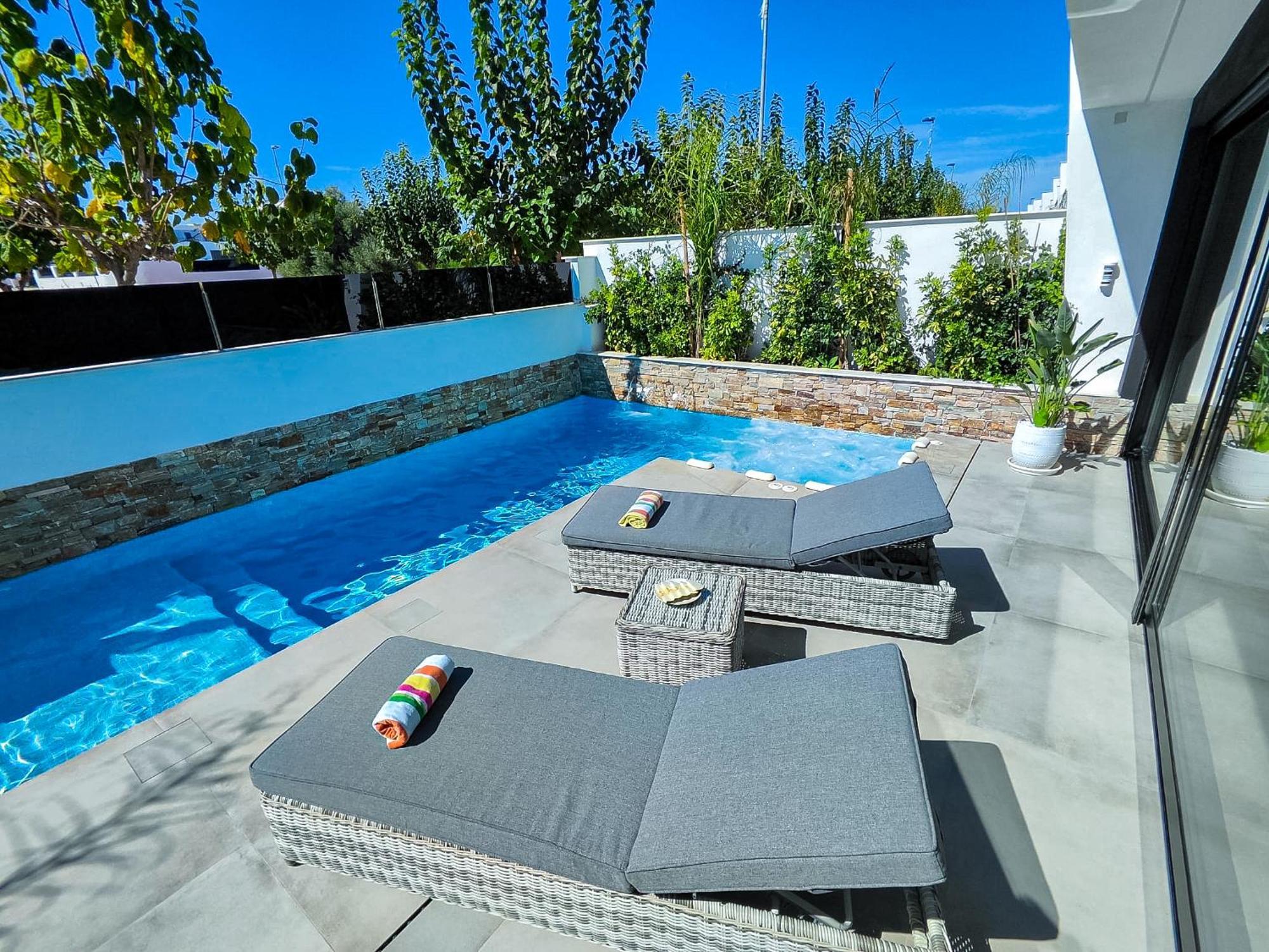 Villa Murcia - Private Heated Pool & Jacuzzi Santiago De La Ribera Exterior foto